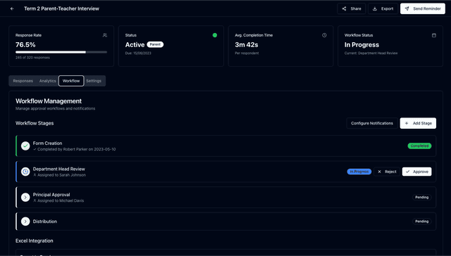 Form Workflow